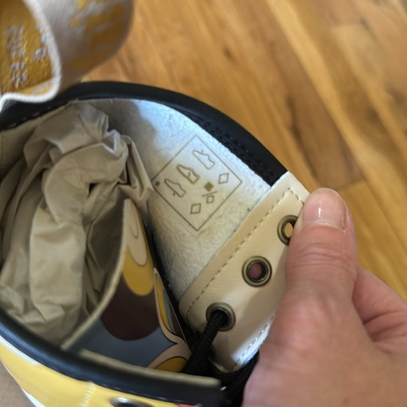 Dr. Martens Vegan 1460 Retro Ray Kemble Boot Parchment Beige 6 - Picture 12 of 13